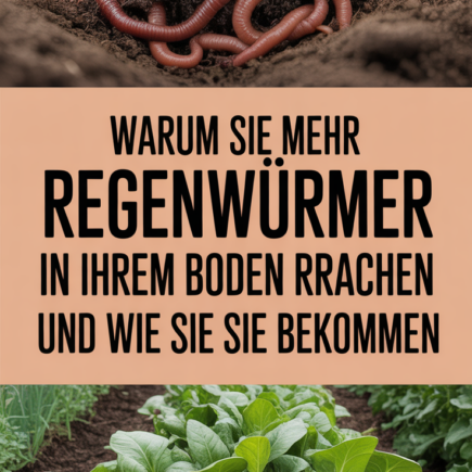 Warum Sie mehr Regenwürmer in Ihrem Boden brauchen und wie Sie sie bekommen
