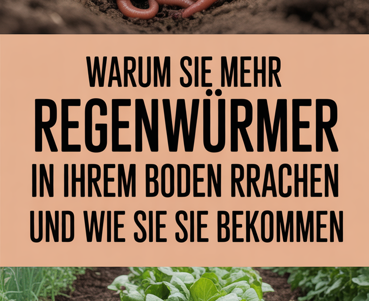 Warum Sie mehr Regenwürmer in Ihrem Boden brauchen und wie Sie sie bekommen