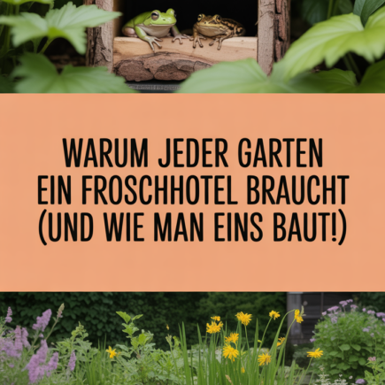 Warum jeder Garten ein Froschhotel braucht (und wie man eins baut!)