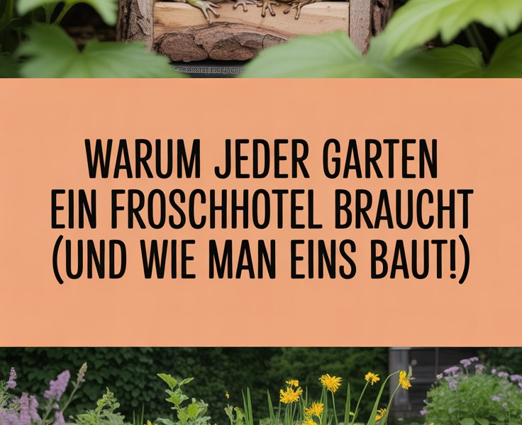 Warum jeder Garten ein Froschhotel braucht (und wie man eins baut!)