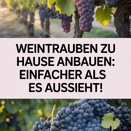 Weintrauben zu Hause anbauen: Einfacher als es aussieht!