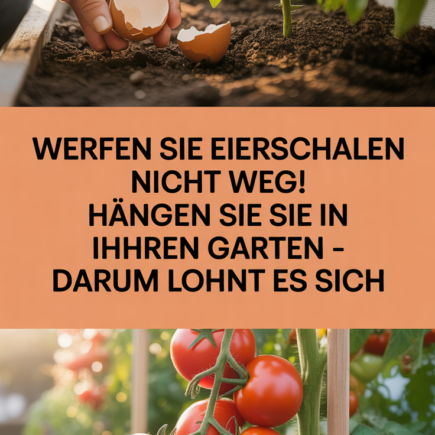 Werfen Sie Eierschalen nicht weg! Hängen Sie sie in Ihren Garten – darum lohnt es sich