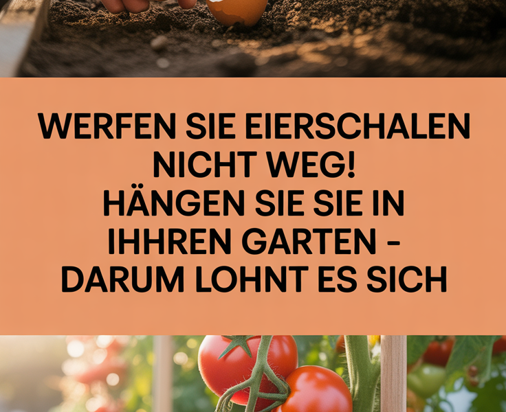 Werfen Sie Eierschalen nicht weg! Hängen Sie sie in Ihren Garten – darum lohnt es sich
