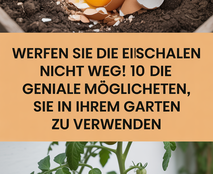 Werfen Sie die Eierschalen nicht weg! 10 geniale Möglichkeiten, sie in Ihrem Garten zu verwenden