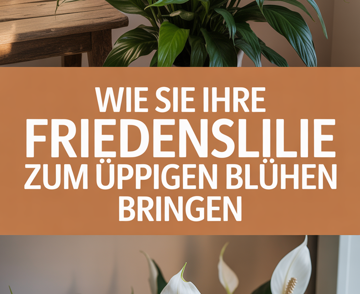 Wie Sie Ihre Friedenslilie zum üppigen Blühen bringen