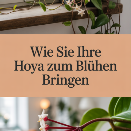 Wie Sie Ihre Hoya zum Blühen bringen