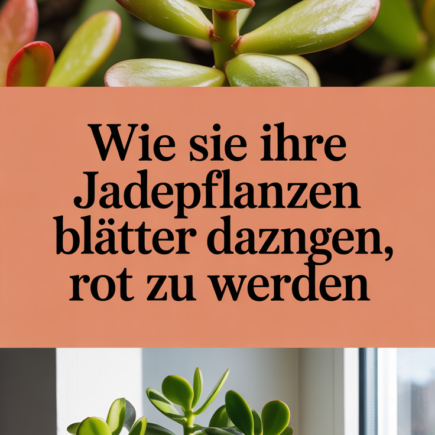 Wie Sie Ihre Jadepflanzenblätter dazu bringen, rot zu werden