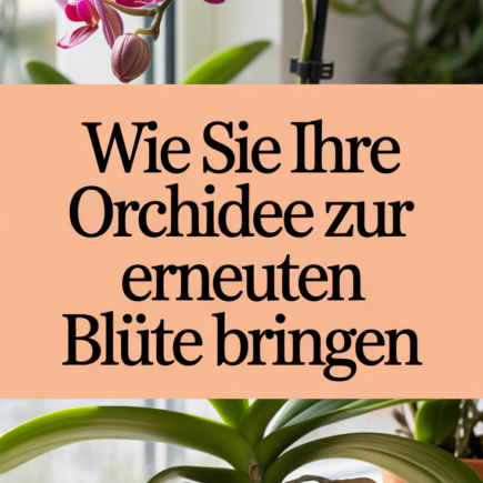 Wie Sie Ihre Orchidee zur erneuten Blüte bringen