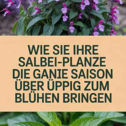 Wie Sie Ihre Salbei-Pflanze die ganze Saison über üppig zum Blühen bringen