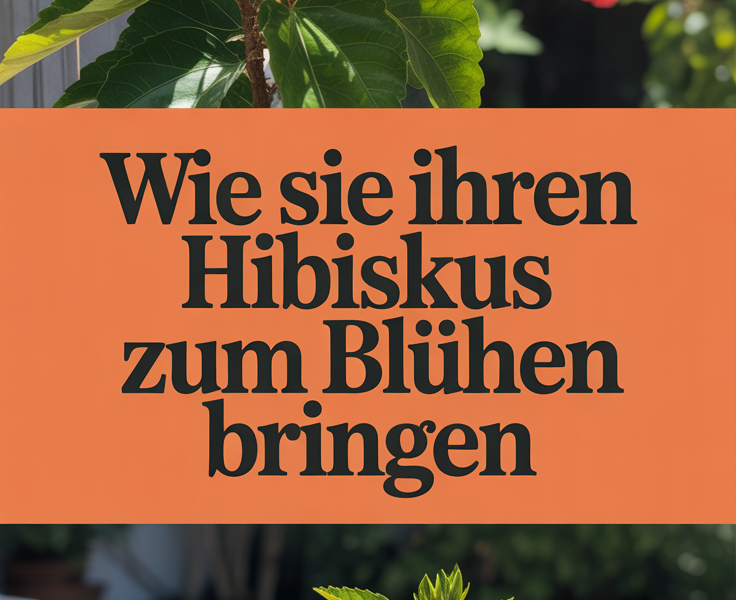 Wie Sie Ihren Hibiskus zum Blühen bringen