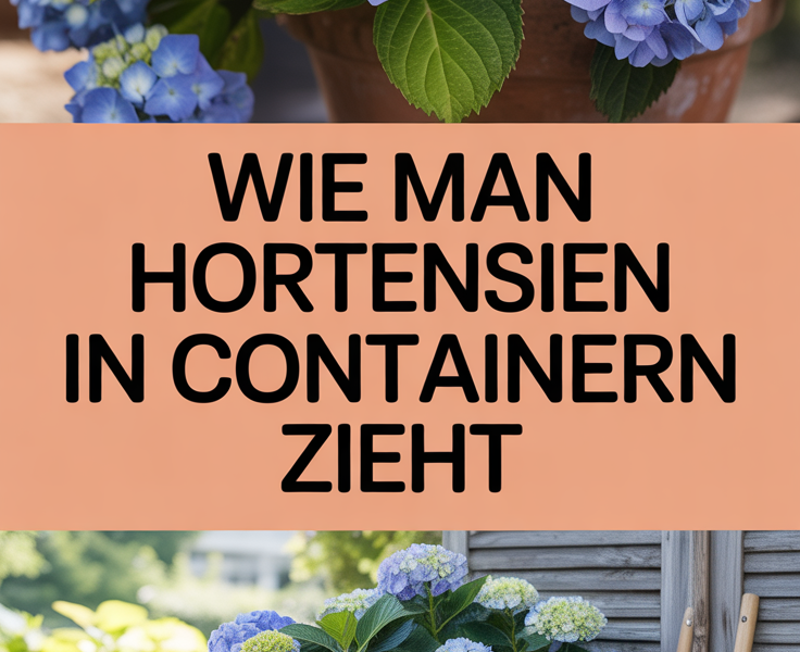 Wie man Hortensien in Containern zieht