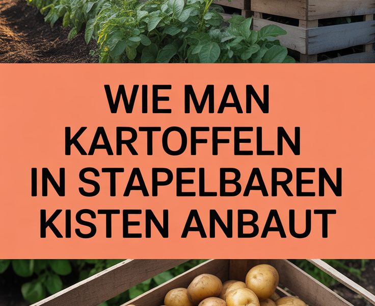 Wie man Kartoffeln in stapelbaren Kisten anbaut