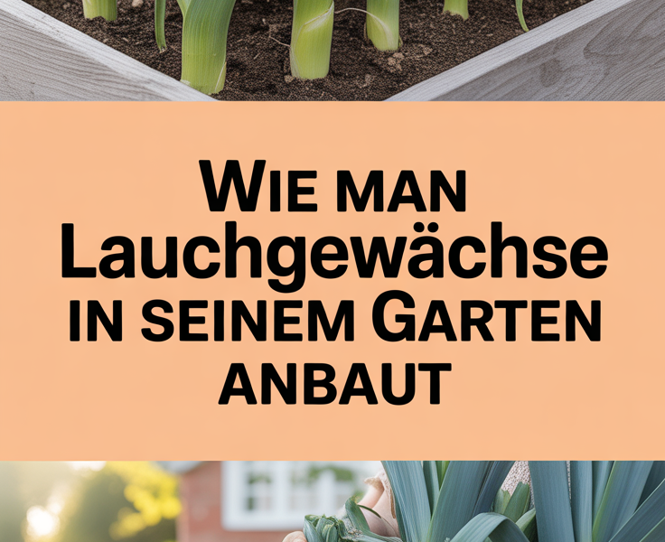 Wie man Lauchgewächse in seinem Garten anbaut