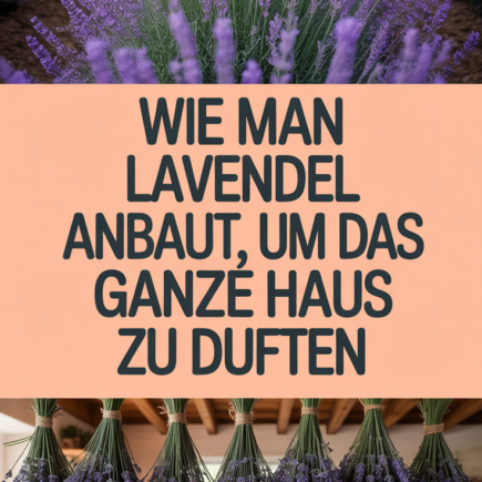 Wie man Lavendel anbaut, um das ganze Haus zu duften