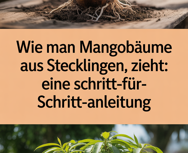 Wie man Mangobäume aus Stecklingen zieht: Eine Schritt-für-Schritt-Anleitung
