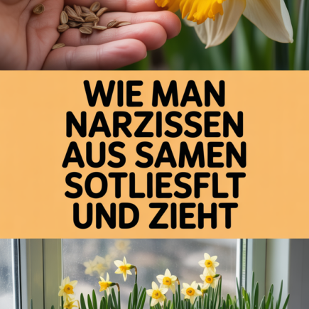 Wie man Narzissen aus Samen sammelt und zieht