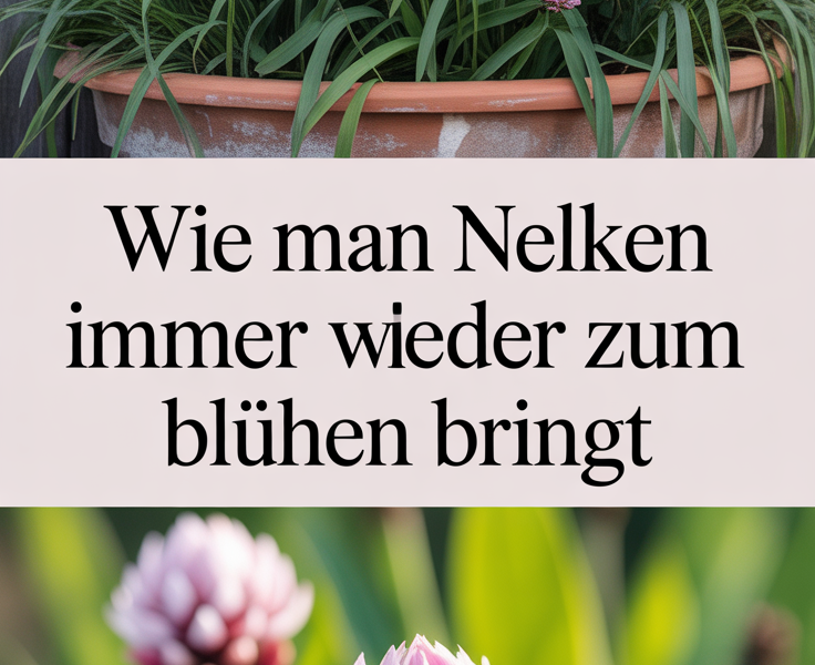 Wie man Nelken immer wieder zum Blühen bringt