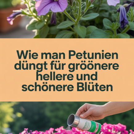 Wie man Petunien düngt für größere, hellere und schönere Blüten