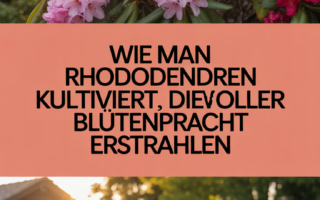 Wie man Rhododendren kultiviert, die voller Blütenpracht erstrahlen