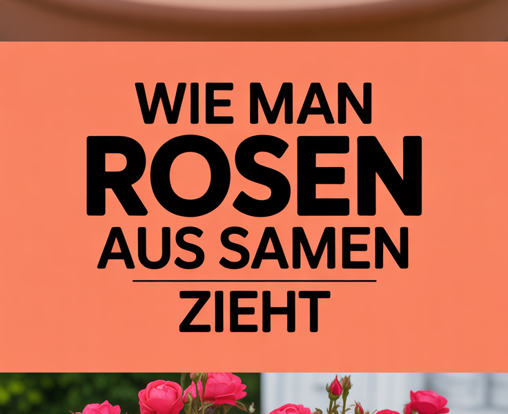 Wie man Rosen aus Samen zieht