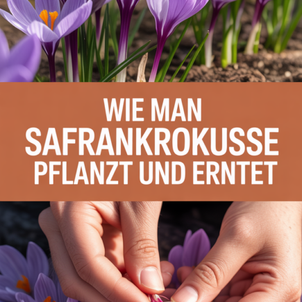 Wie man Safrankrokusse pflanzt und erntet