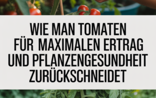Wie man Tomaten für maximalen Ertrag und Pflanzengesundheit zurückschneidet