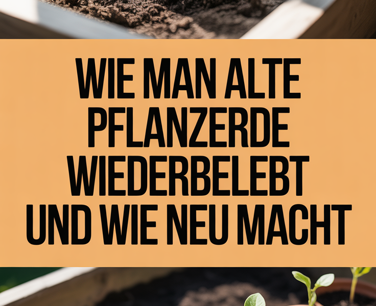 Wie man alte Pflanzerde wiederbelebt und wie neu macht