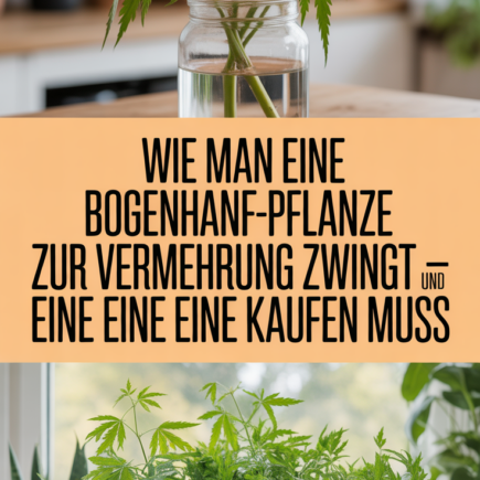 Wie man eine Bogenhanf-Pflanze zur Vermehrung zwingt – und nie wieder eine kaufen muss