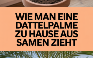 Wie man eine Dattelpalme zu Hause aus Samen zieht