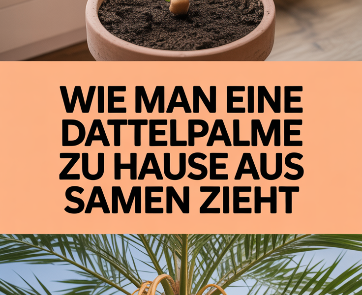 Wie man eine Dattelpalme zu Hause aus Samen zieht