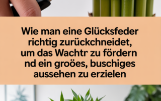 Wie man eine Glücksfeder richtig zurückschneidet, um das Wachstum zu fördern und ein großes, buschiges Aussehen zu erzielen