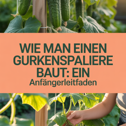 Wie man einen Gurkenspaliere baut: Ein Anfängerleitfaden