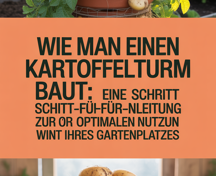 Wie man einen Kartoffelturm baut: Eine Schritt-für-Schritt-Anleitung zur optimalen Nutzung Ihres Gartenplatzes