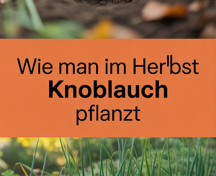Wie man im Herbst Knoblauch pflanzt