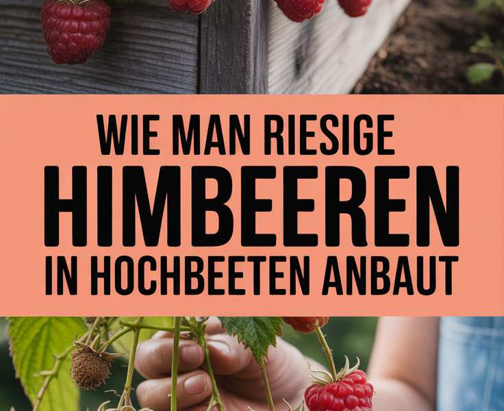 Wie man riesige Himbeeren in Hochbeeten anbaut