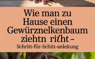 Wie man zu Hause einen Gewürznelkenbaum zieht – Schritt-für-Schritt-Anleitung