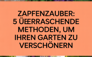 Zapfenzauber: 5 überraschende Methoden, um Ihren Garten zu verschönern