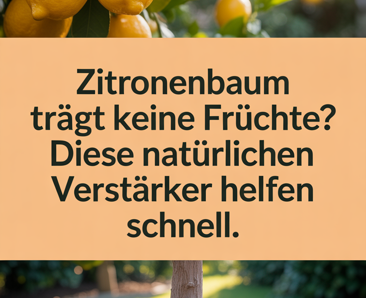Zitronenbaum trägt keine Früchte? Diese natürlichen Verstärker helfen schnell.