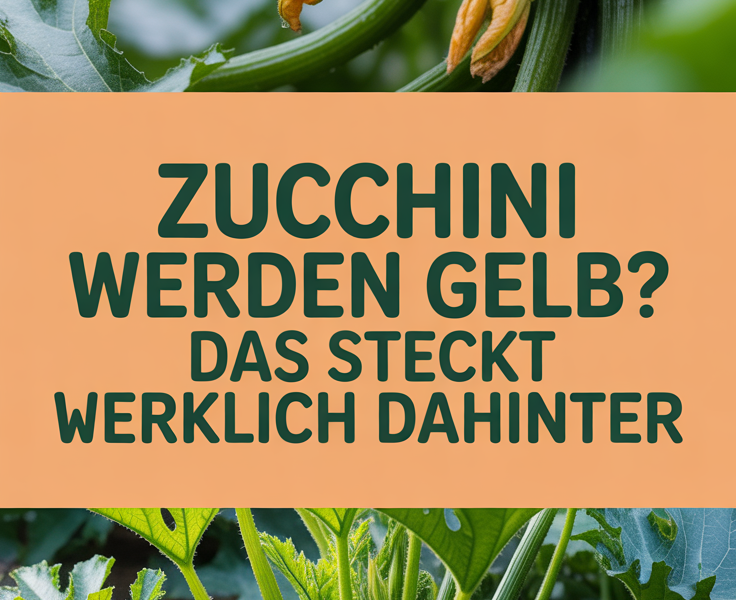 Zucchini werden gelb? Das steckt wirklich dahinter